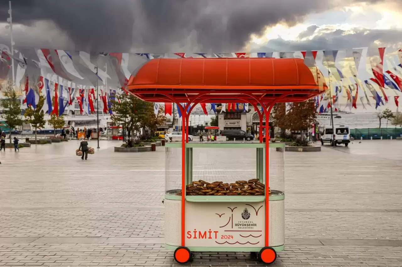 Seyyar simit, kestane ve mısır arabalarına yeni tasarım