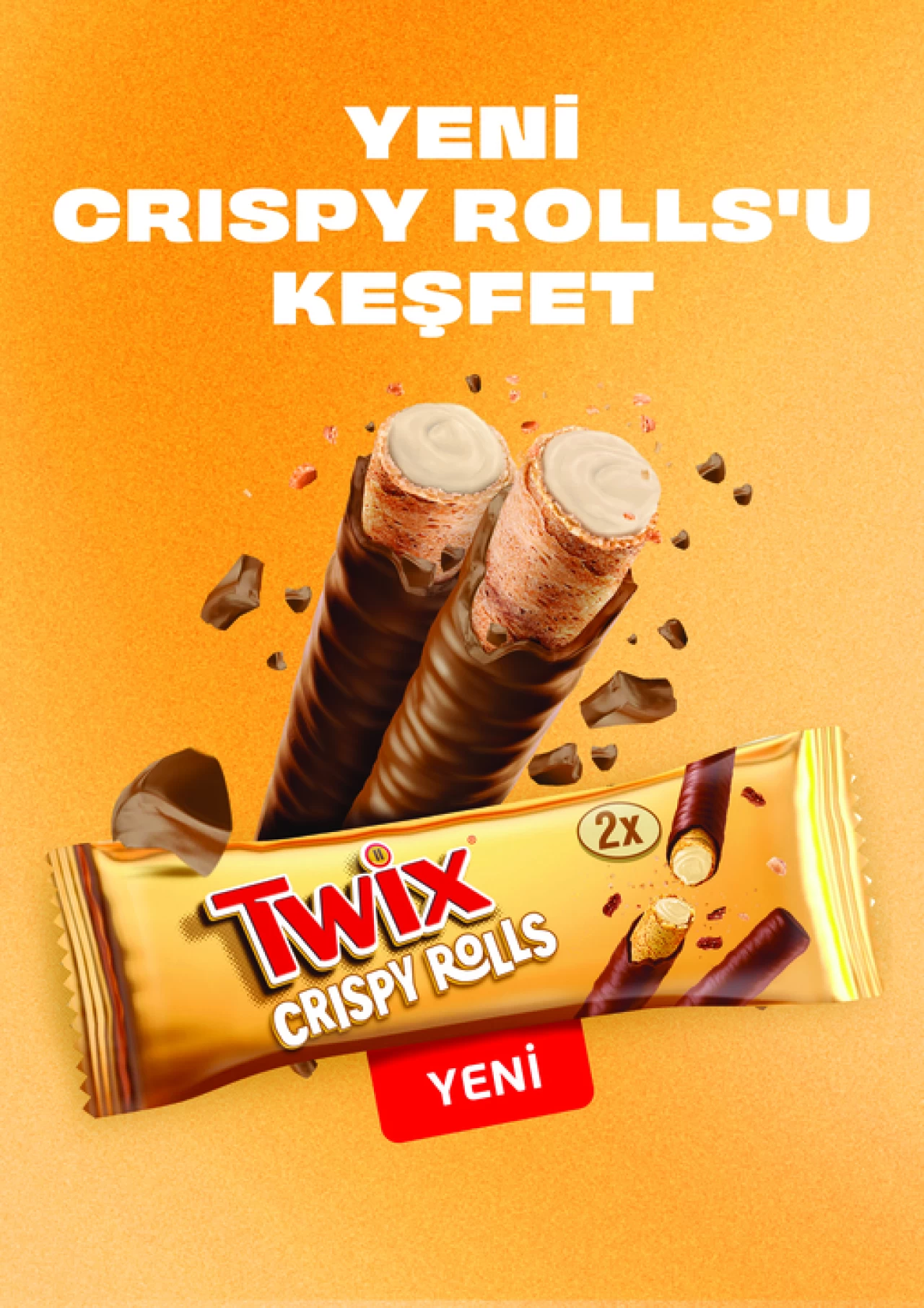 Twix Crispy Rolls Türkiye’de!