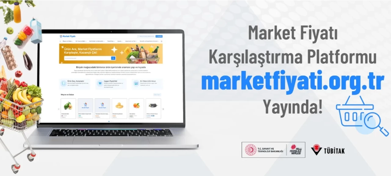 TÜBİTAK'tan zincir marketlerde fiyat karşılaştırma hizmeti: marketfiyati.org