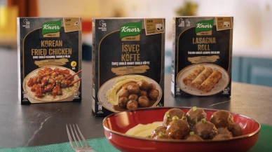 İsveç köfte Knorr yemek kiti ile sofralarda